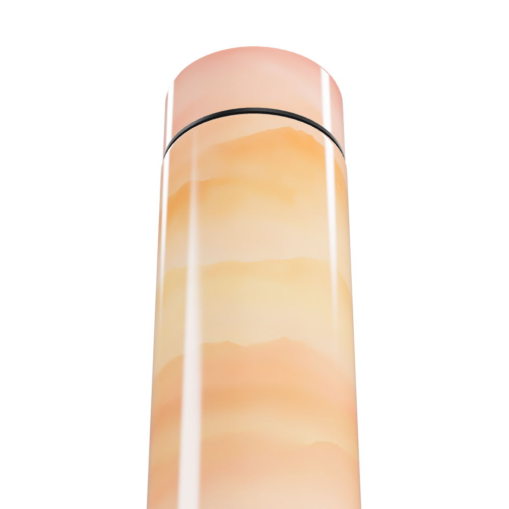 Garrafa Térmica Touch - Estampa Paisagem Laranja