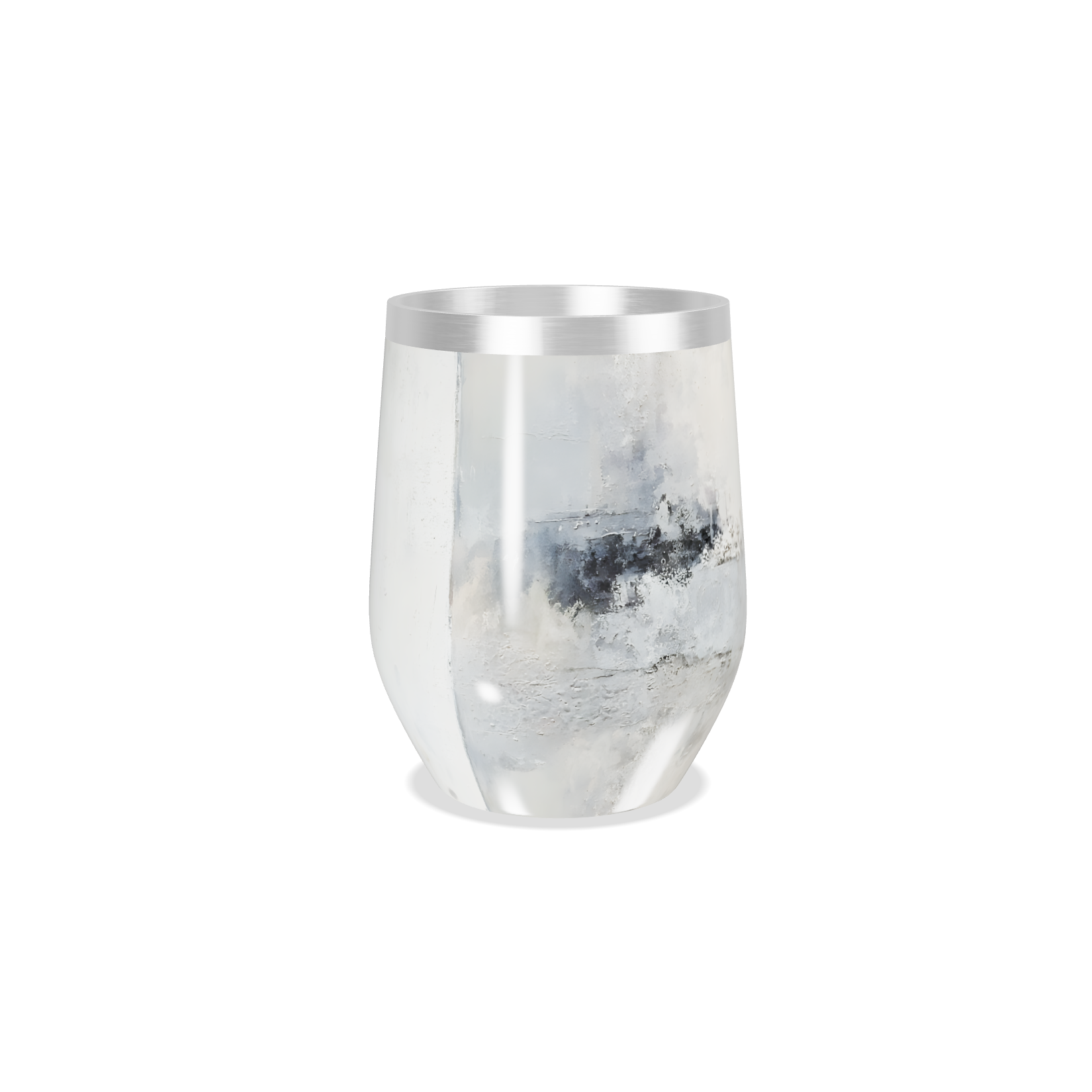 Copo Térmico Slim - Estampa Marmorizada Aço Inox