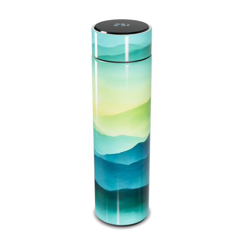 Garrafa Térmica Touch - Paisagem Azul Verde