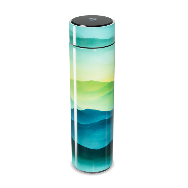 Garrafa Térmica Touch - Paisagem Azul Verde