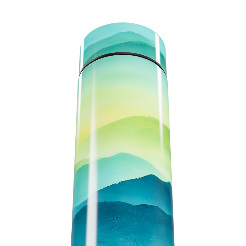 Garrafa Térmica Touch - Paisagem Azul Verde