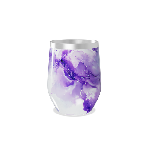 Copo Térmico Slim - Roxo Mármore Inox