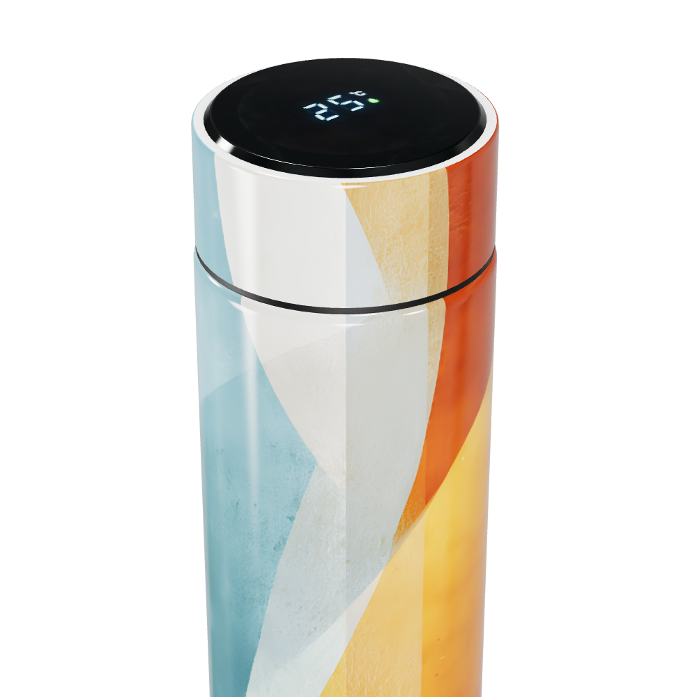 Garrafa Térmica Touch - Colorida com Display Digital