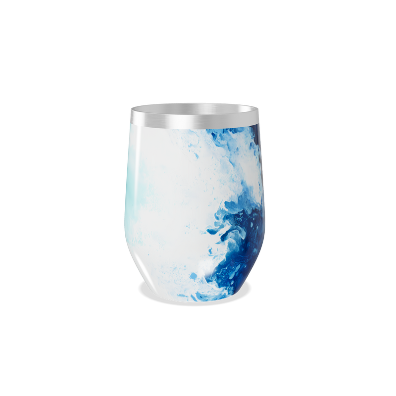 Copo Térmico Slim - Azul Marinho Marmorizado