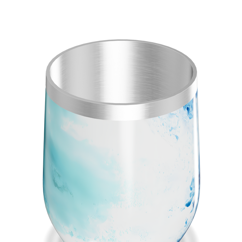 Copo Térmico Slim - Azul Marinho Marmorizado