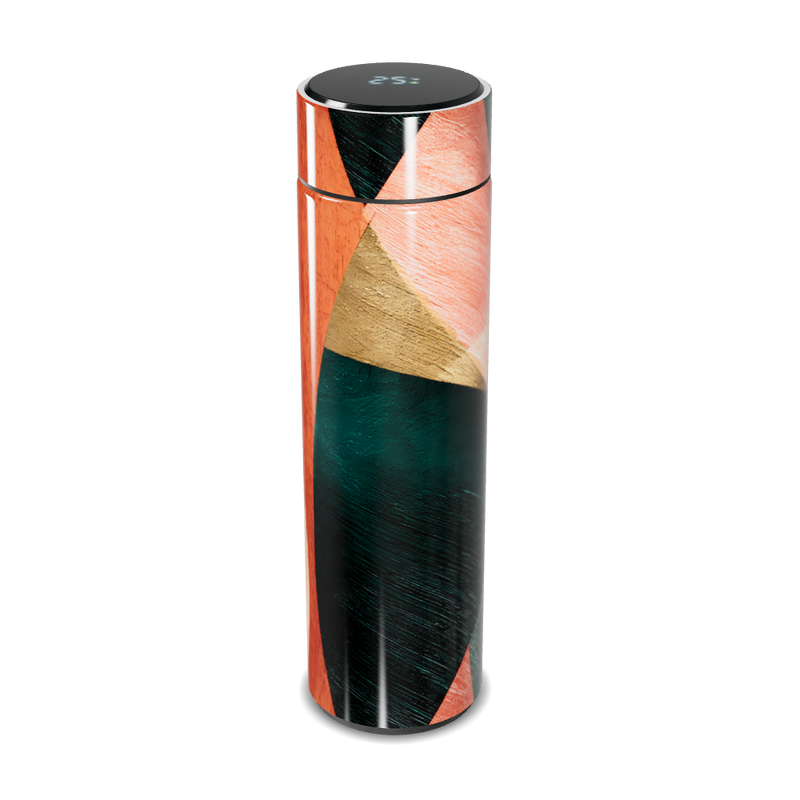 Garrafa Térmica Touch - Design Colorido Abstrato