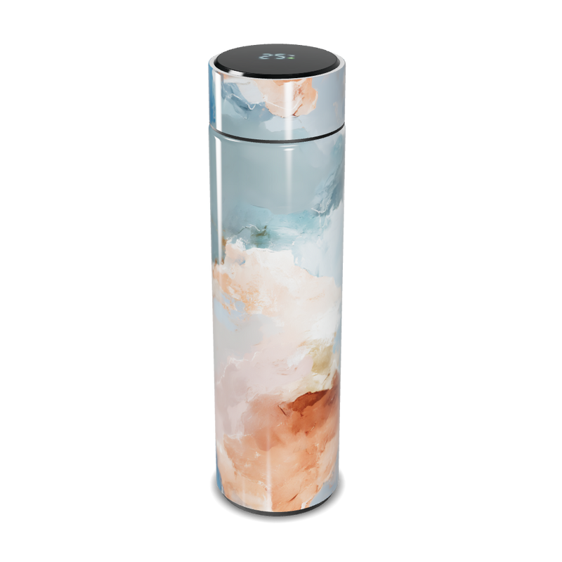 Garrafa Térmica Touch - Estampa Marmorizada