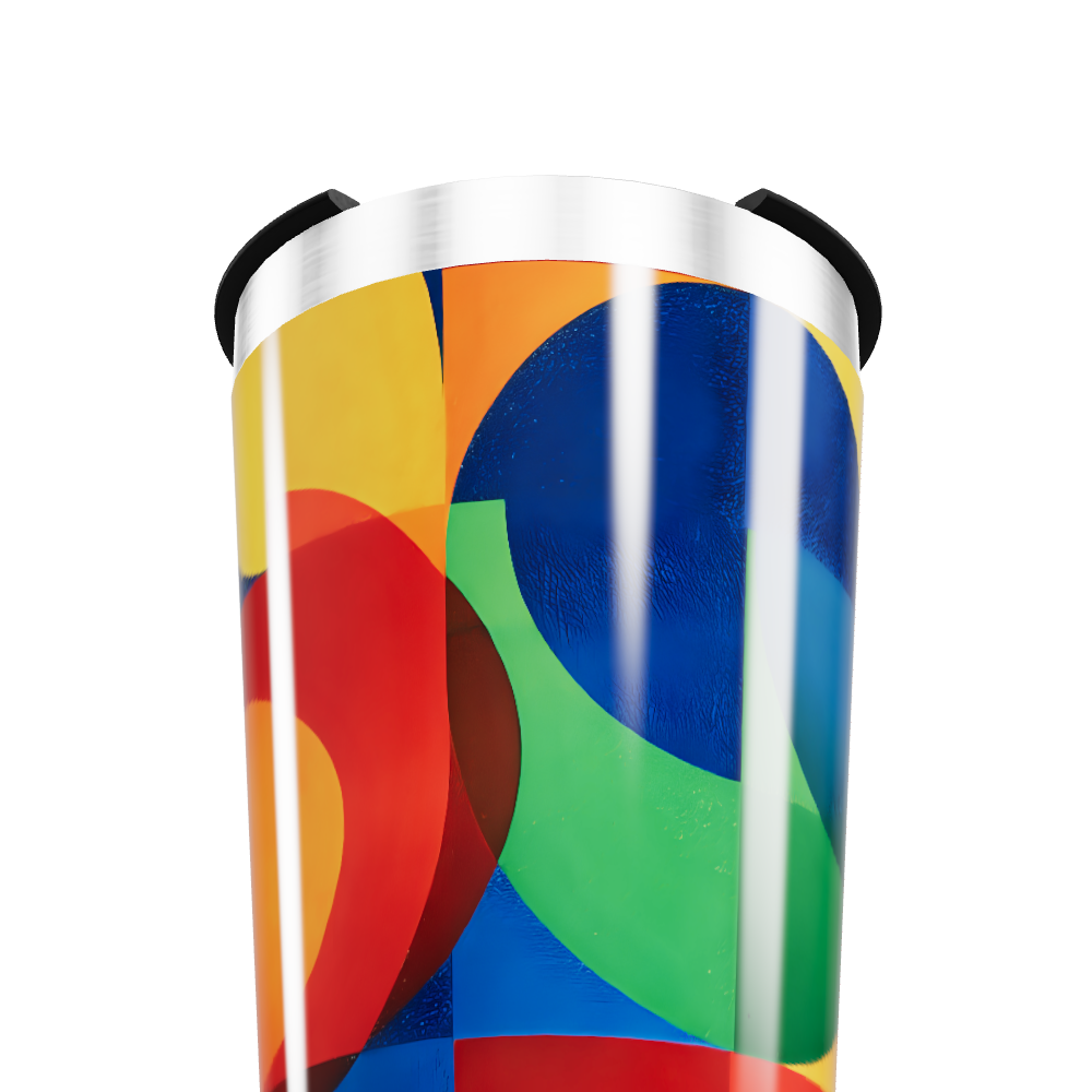 Copo Térmico - Estampa Colorida Aço Inox