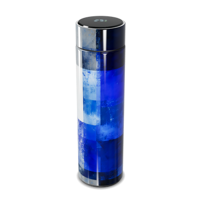 Garrafa Térmica Touch Azul Estampada