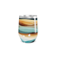 Copo Térmico Slim - Listras Coloridas Aço Inox