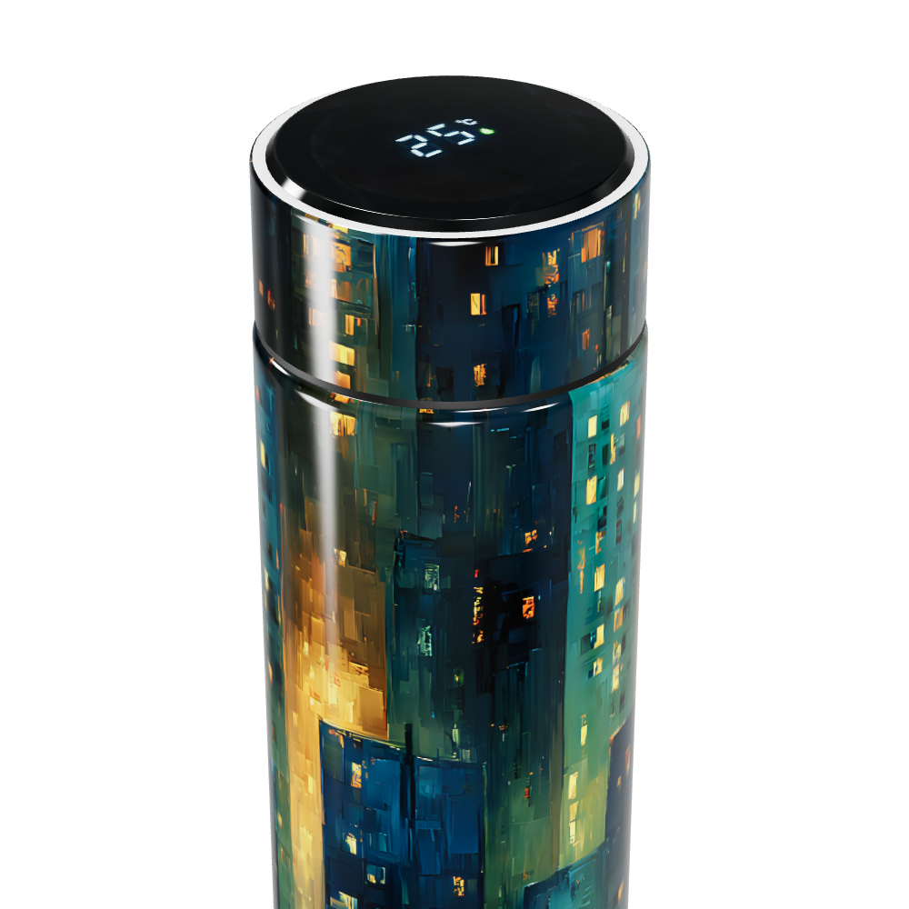 Garrafa Térmica Touch - Estampa Noturna