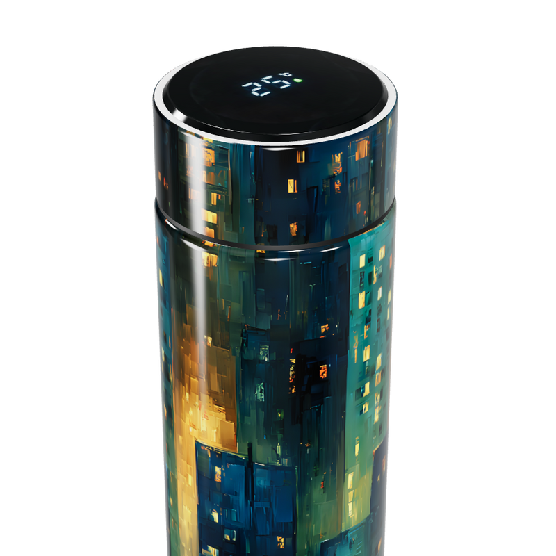 Garrafa Térmica Touch - Estampa Noturna