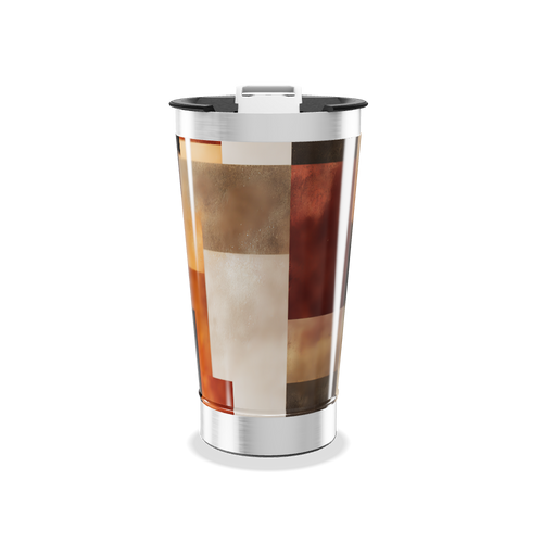 Copo Térmico - Estampado Geométrico Colorido