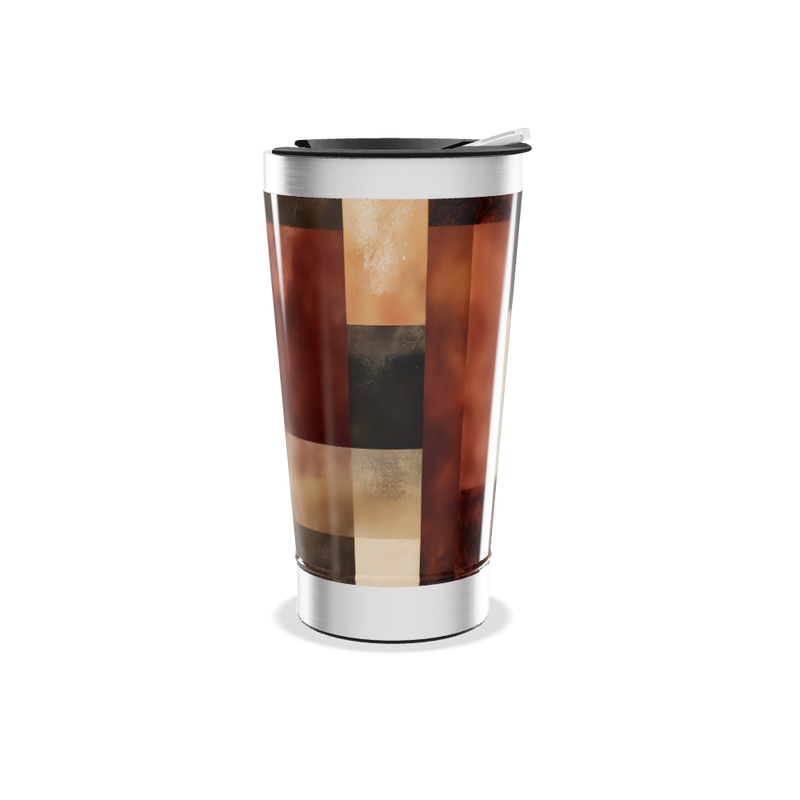 Copo Térmico - Estampado Geométrico Colorido