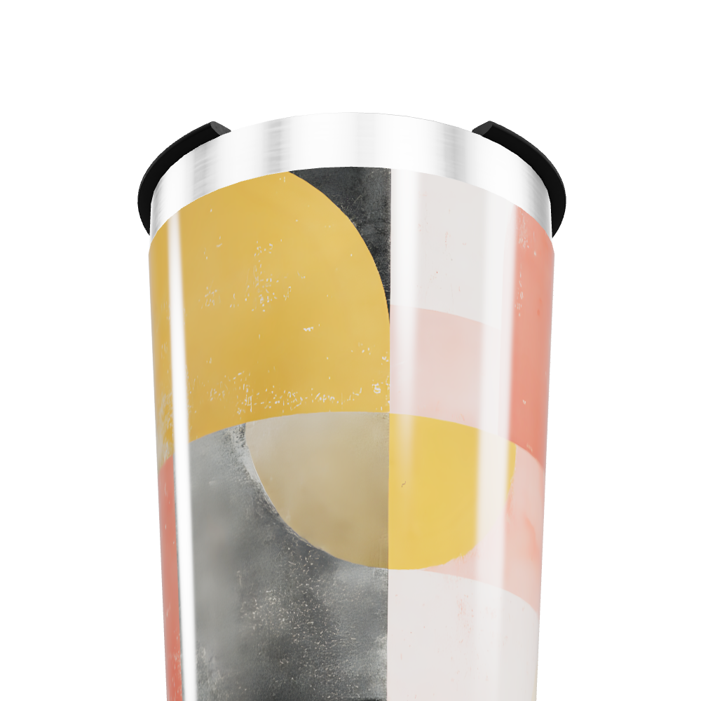Copo Térmico - Estampa geométrica colorida