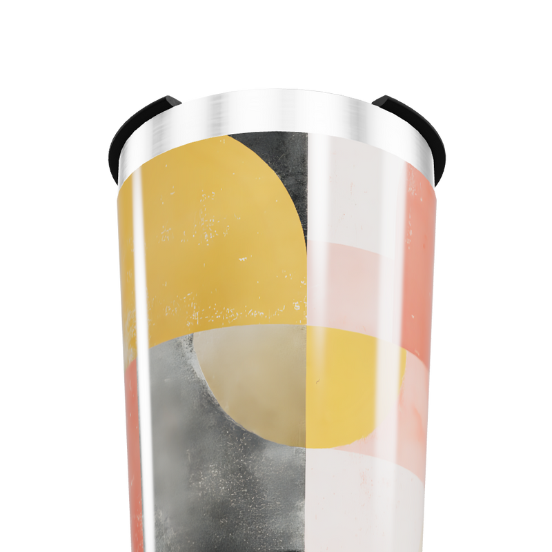 Copo Térmico - Estampa geométrica colorida
