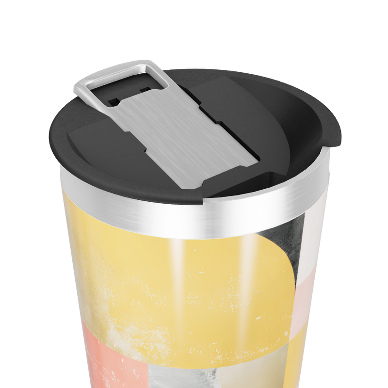 Copo Térmico - Estampado Geométrico Colorido