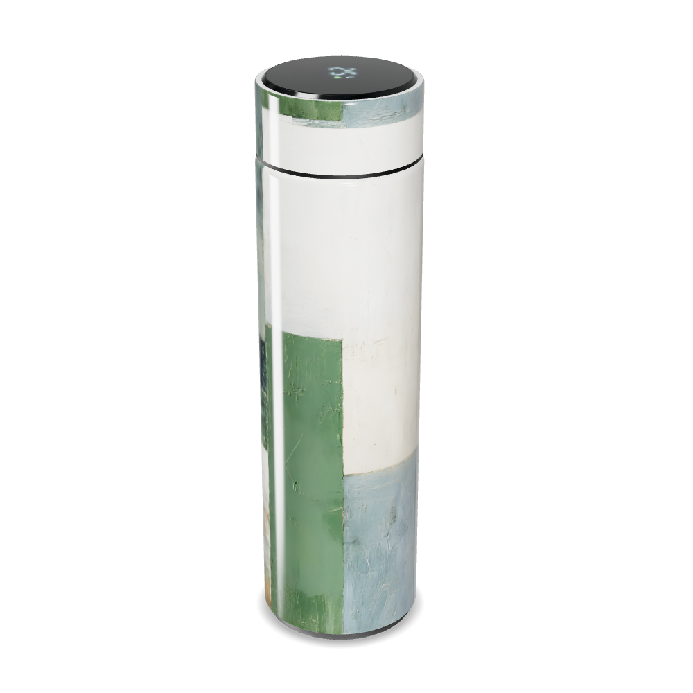 Garrafa Térmica Touch - Verde com Display LED