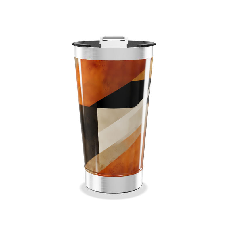 Copo Térmico - Estampa Geométrica Colorida