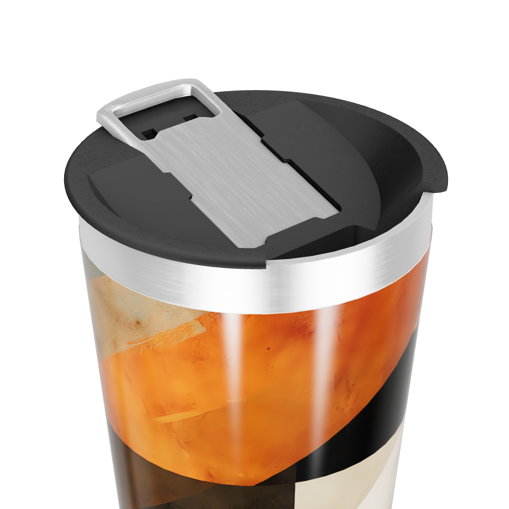 Copo Térmico - Estampa Geométrica Colorida