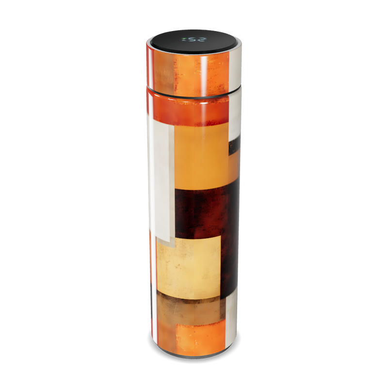 Garrafa Térmica Touch - Estampa Geométrica Colorida