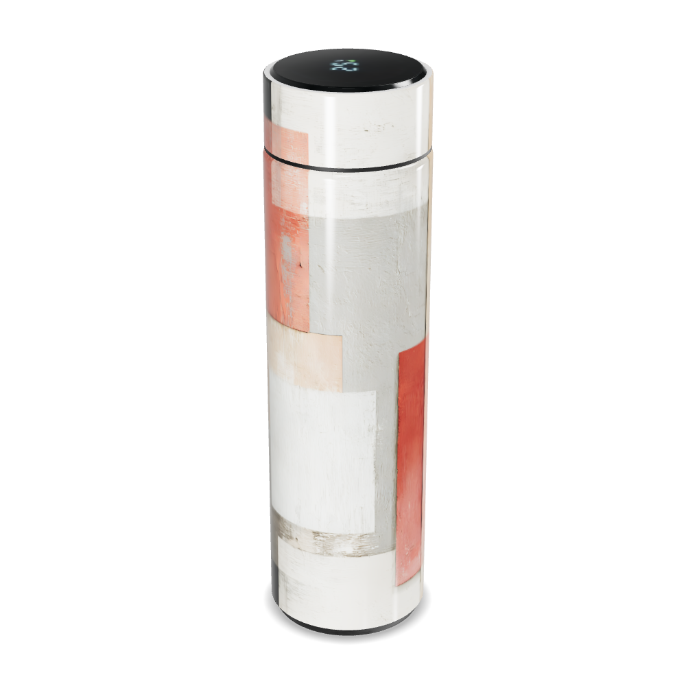 Garrafa Térmica Touch - Estampa Geométrica Colorida