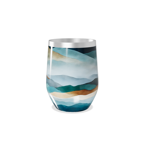 Copo Térmico Slim - Estampa Montanhas Coloridas