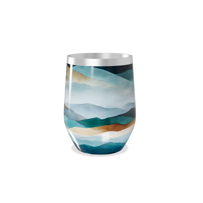 Copo Térmico Slim - Estampa Montanhas Coloridas