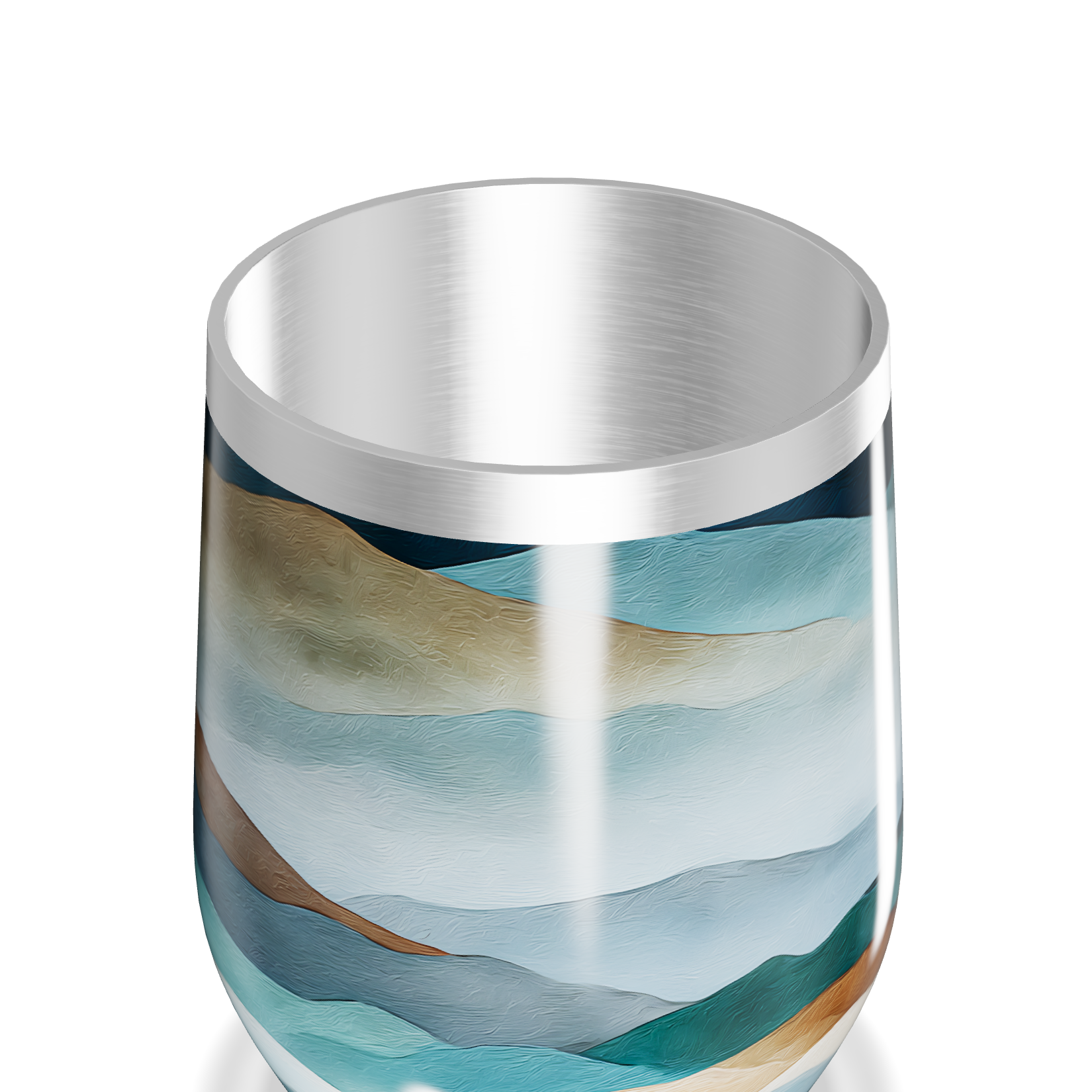 Copo Térmico Slim - Estampa Montanhas Coloridas