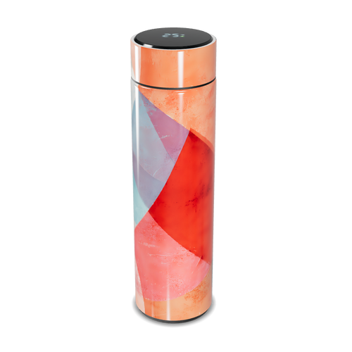 Garrafa Térmica Touch - Estampa Colorida Abstrata