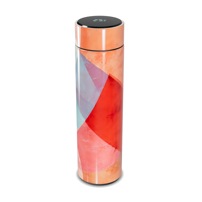 Garrafa Térmica Touch - Estampa Colorida Abstrata