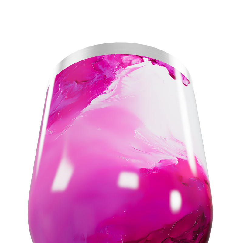 Copo Térmico Slim - Rosa Marmorizado Inox