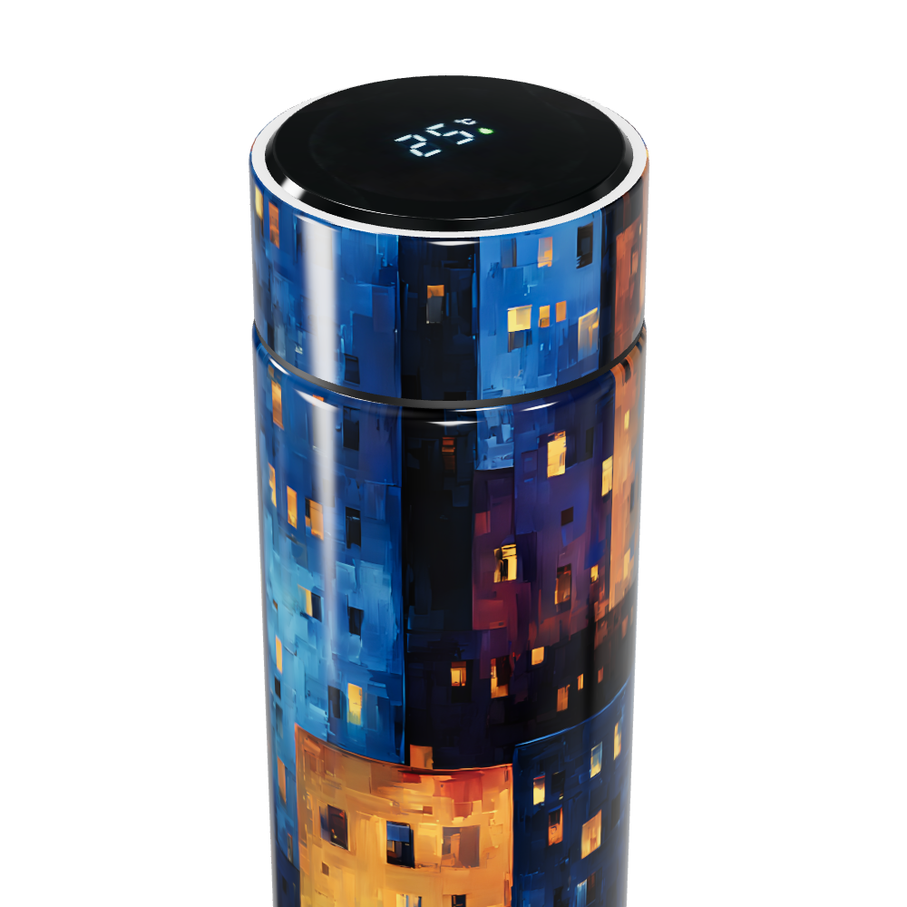 Garrafa Térmica Touch - Arte Urbana Colorida