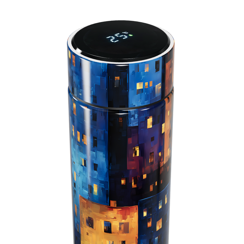 Garrafa Térmica Touch - Arte Urbana Colorida