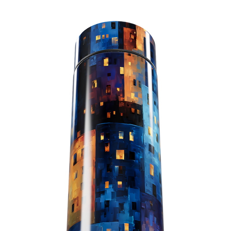 Garrafa Térmica Touch - Arte Urbana Colorida