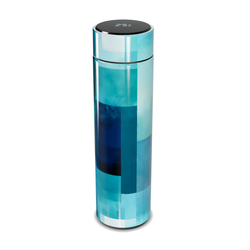 Garrafa Térmica Touch - Azul com Display Digital