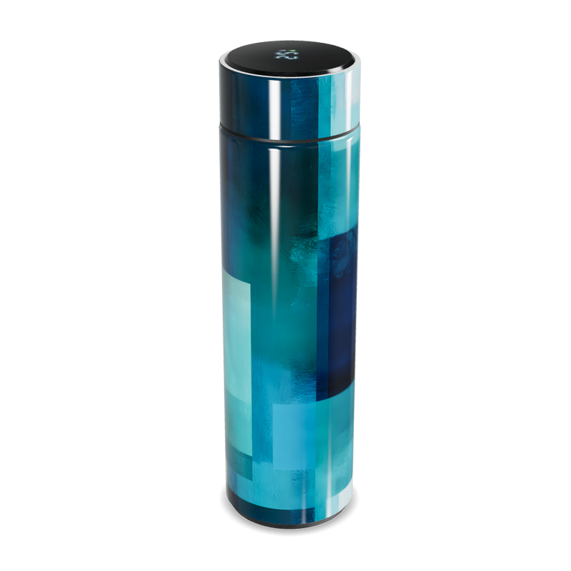 Garrafa Térmica Touch - Azul com Display Digital
