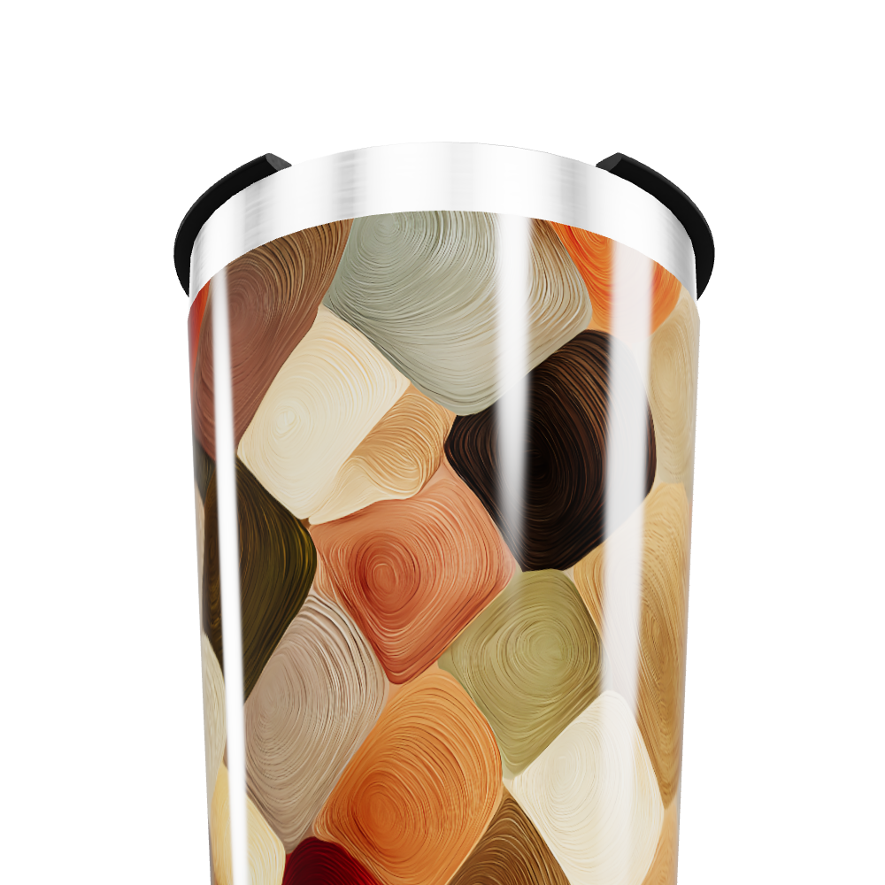 Copo Térmico - Estampa Geométrica Colorida