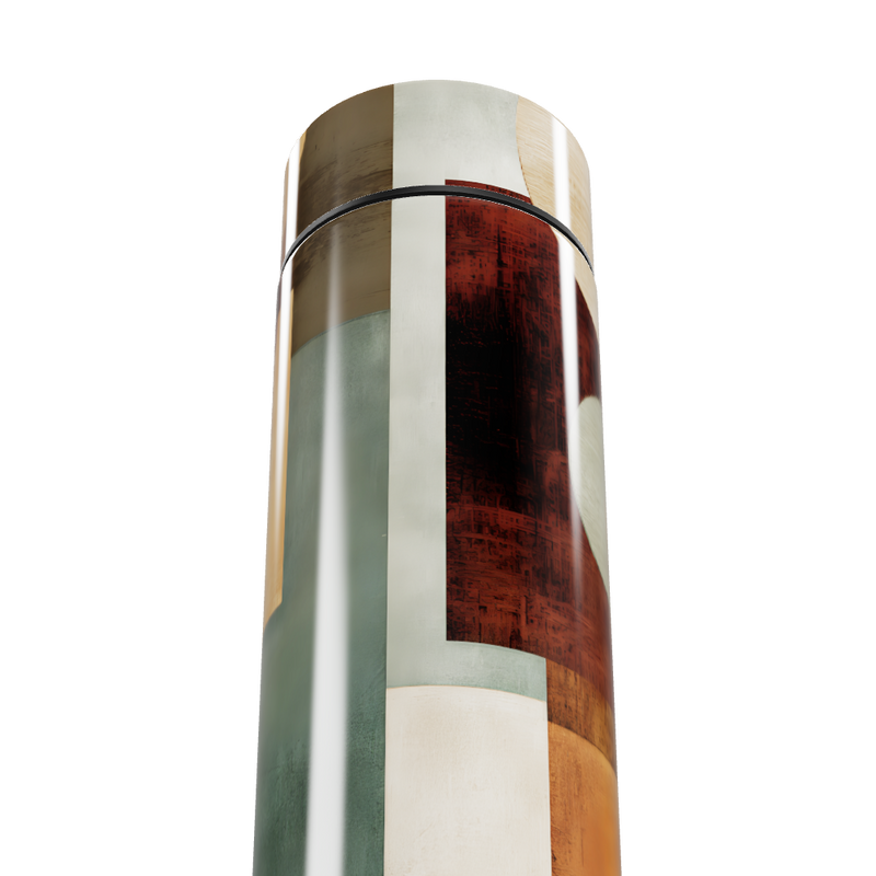 Garrafa Térmica Touch - Estampa Geométrica Colorida