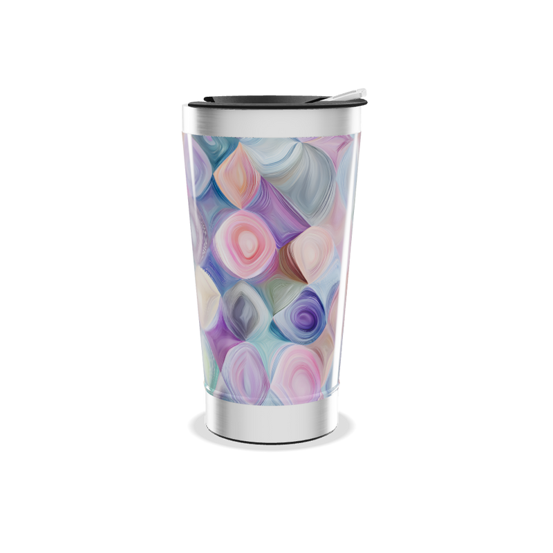 Copo Térmico - Estampa Colorida Abstrata