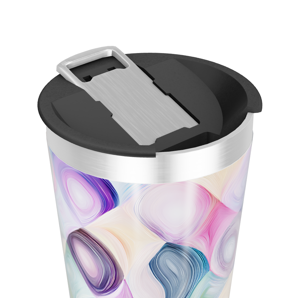 Copo Térmico - Estampa Colorida Abstrata