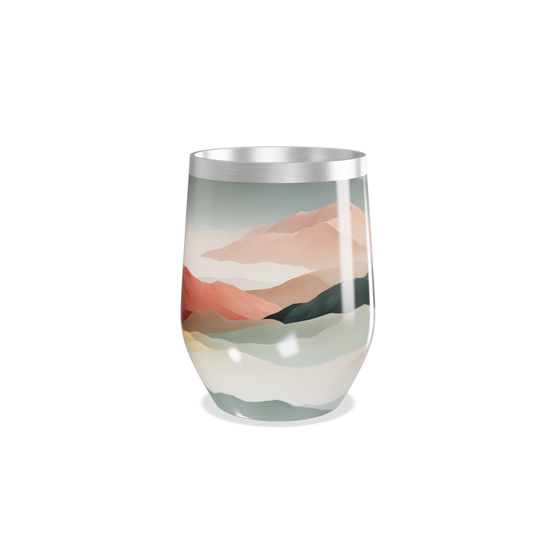 Copo Térmico Slim - Estampa Montanhas Coloridas