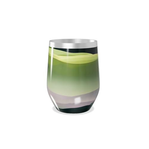 Copo Térmico Slim - Verde Degradê Inox