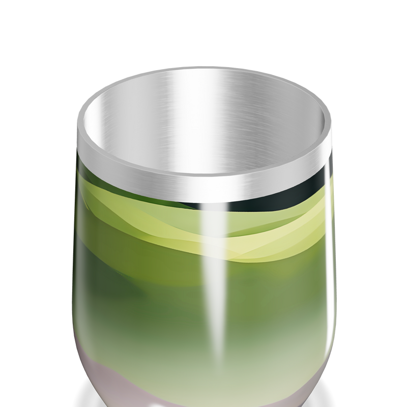 Copo Térmico Slim - Verde Degradê Inox