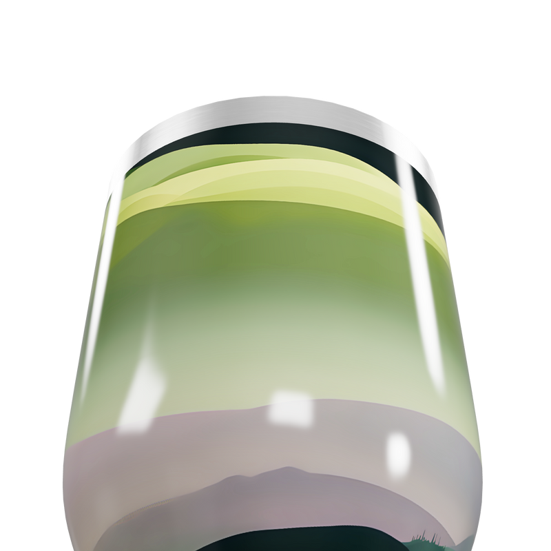 Copo Térmico Slim - Verde Degradê Inox