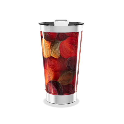 Copo Térmico - Estampa Colorida Fibra