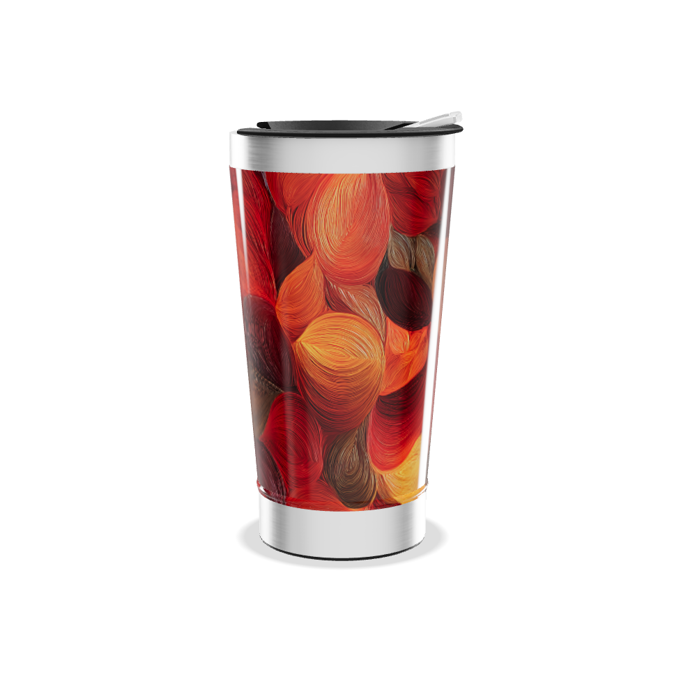 Copo Térmico - Estampa Colorida Fibra