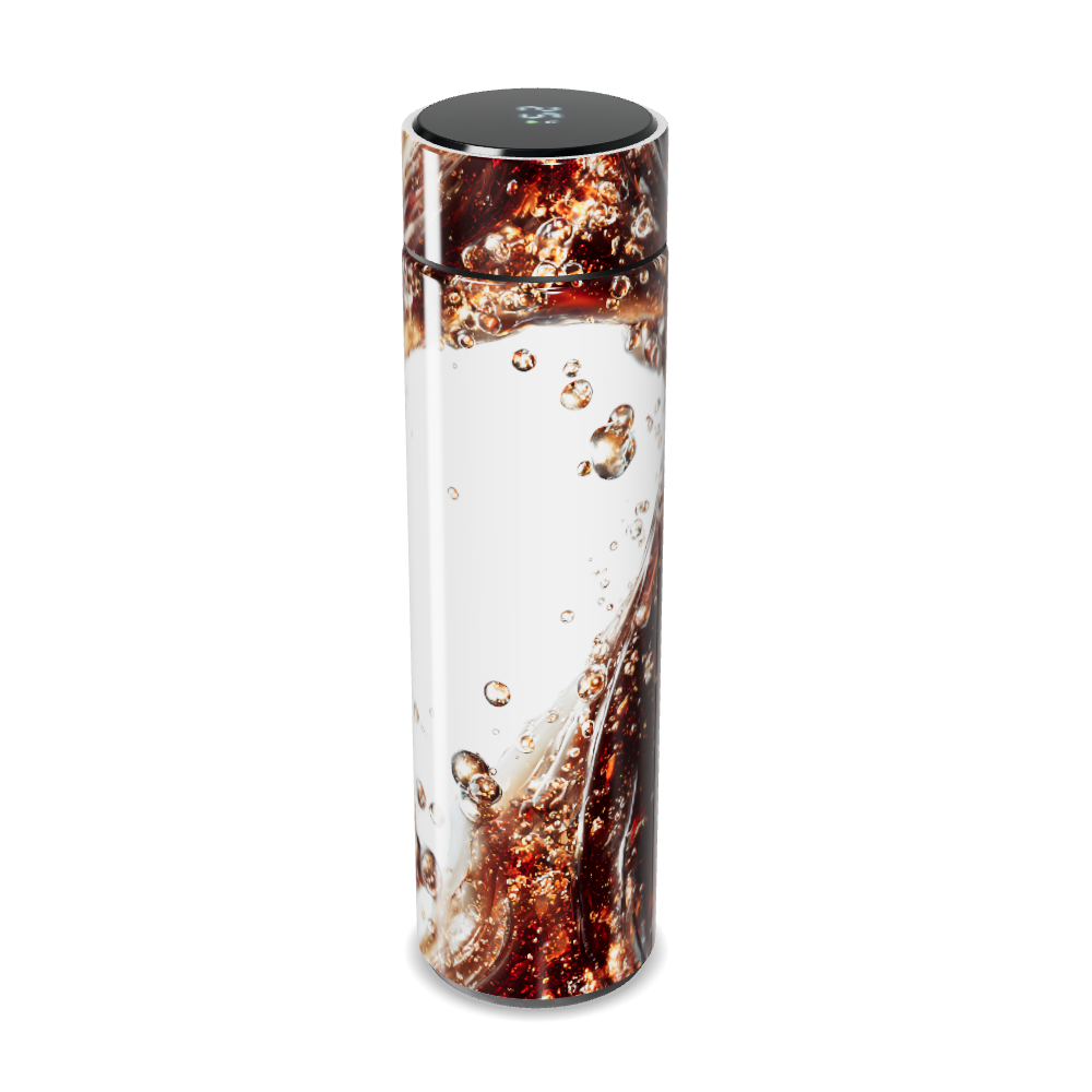 Garrafa Térmica Touch - Estampa Líquida Aço Inox