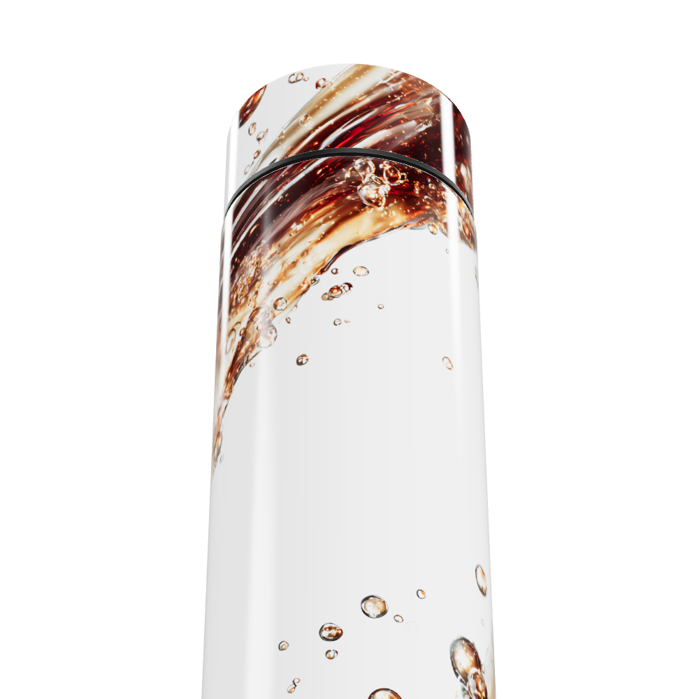 Garrafa Térmica Touch - Estampa Líquida Aço Inox