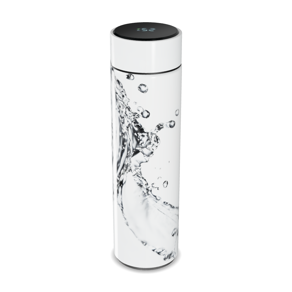 Garrafa Térmica Touch - Branca com Display